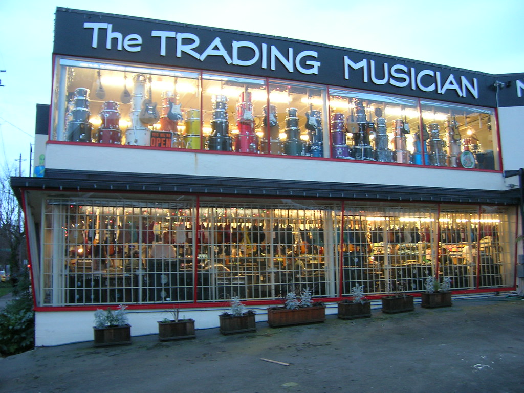 The Trading Musician storefront in Seattle