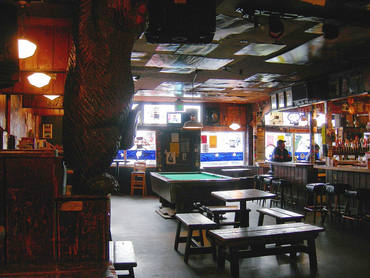 Interior of Blue Moon Tavern in Seattle